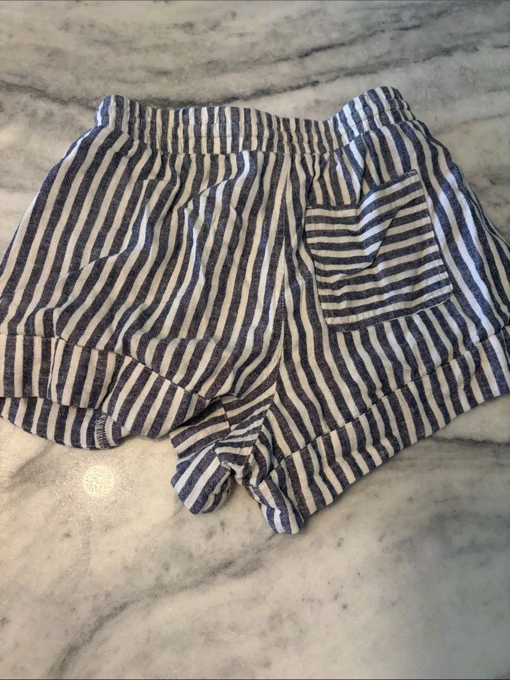 Two pairs of linen shorts size XS